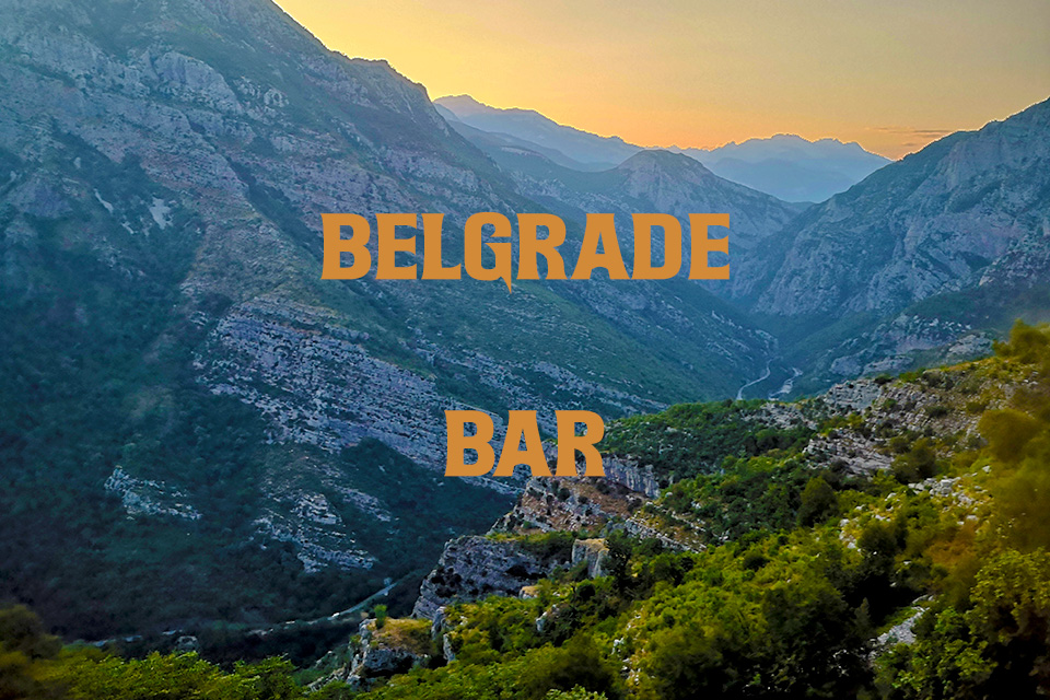 Belgrade Bar en train